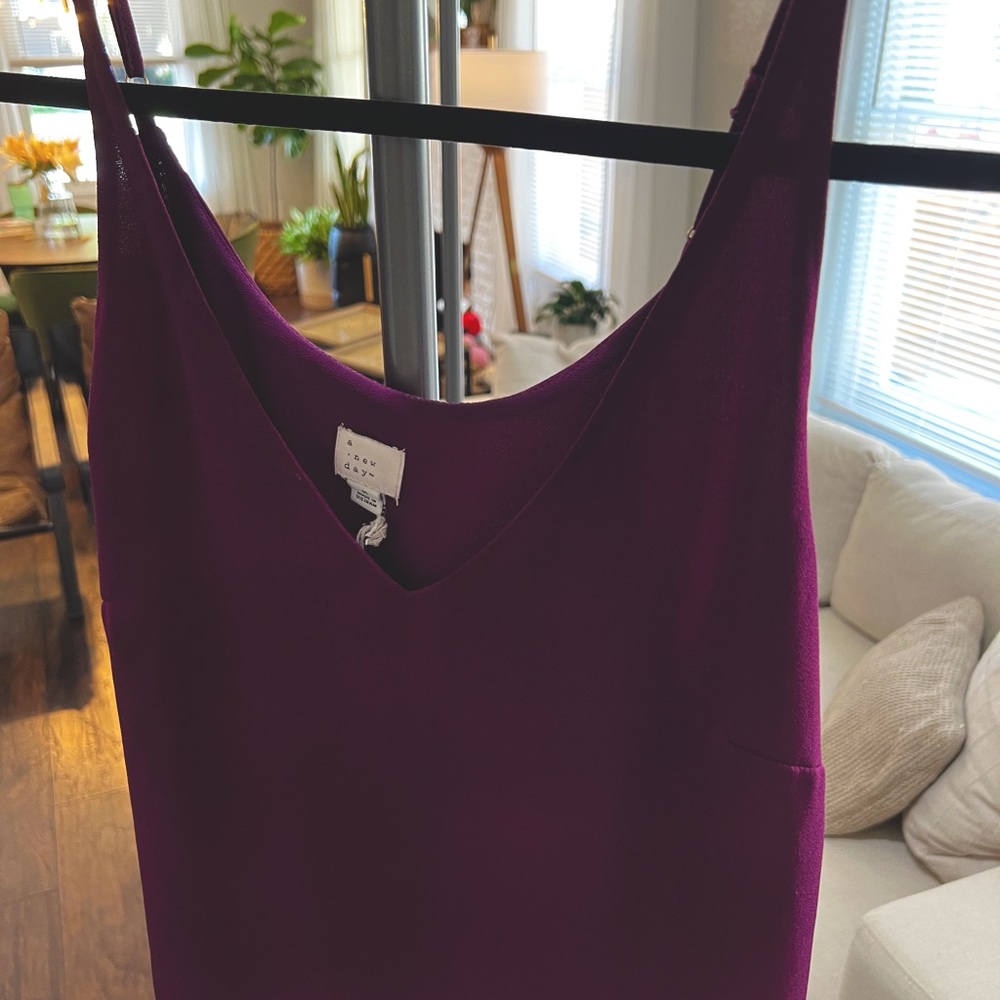 Target adjustable strap deep purple tank